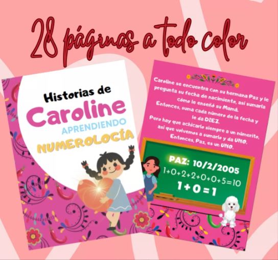 Libro Historias de Caroline - Aprendiendo Numerologia